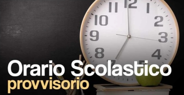 Orario provvisorio 2026-27